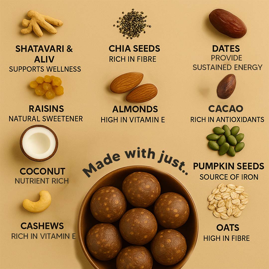 Lactation Laddoos - Aliv & Shatavari - Image 4