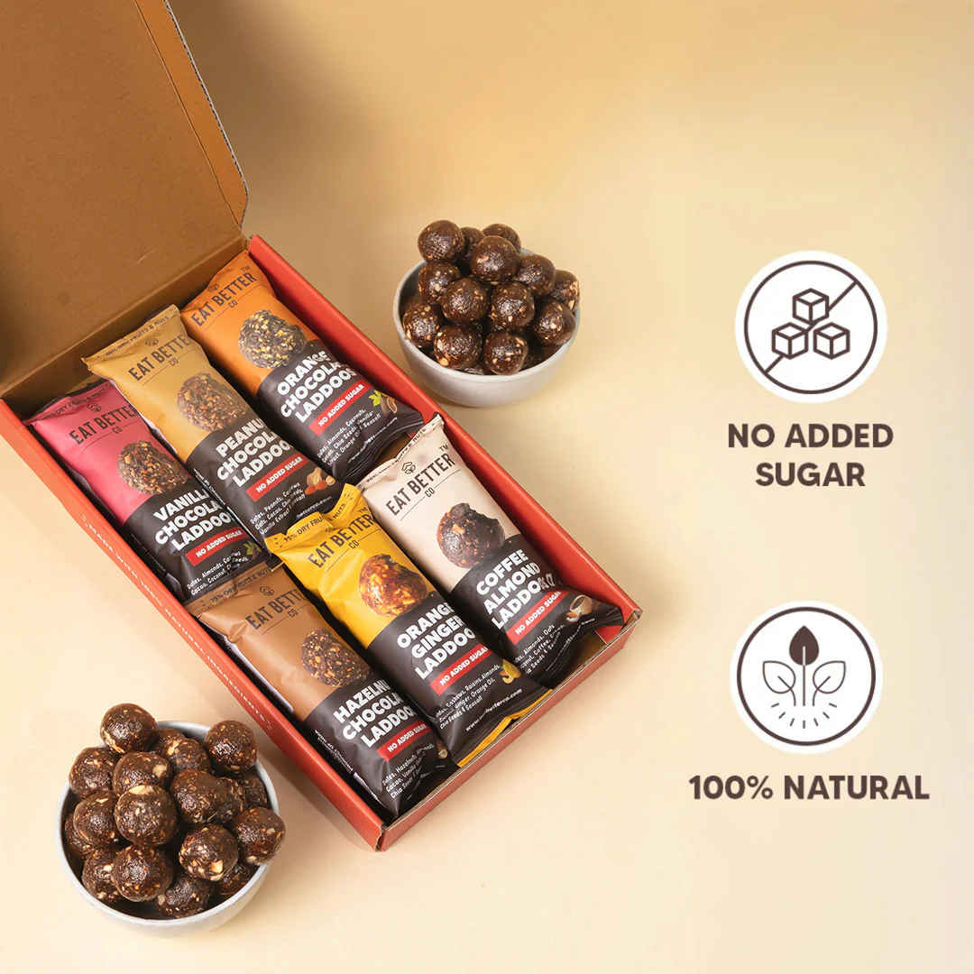 Assorted Laddoo Box - 24 Laddoos in 6 Different Flavors - Image 3