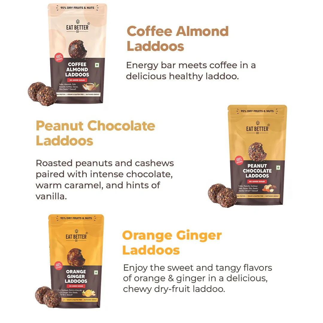 Assorted Laddoo Box - 42 Dry-Fruit Laddoos in 6 Delicious Flavors - Image 6