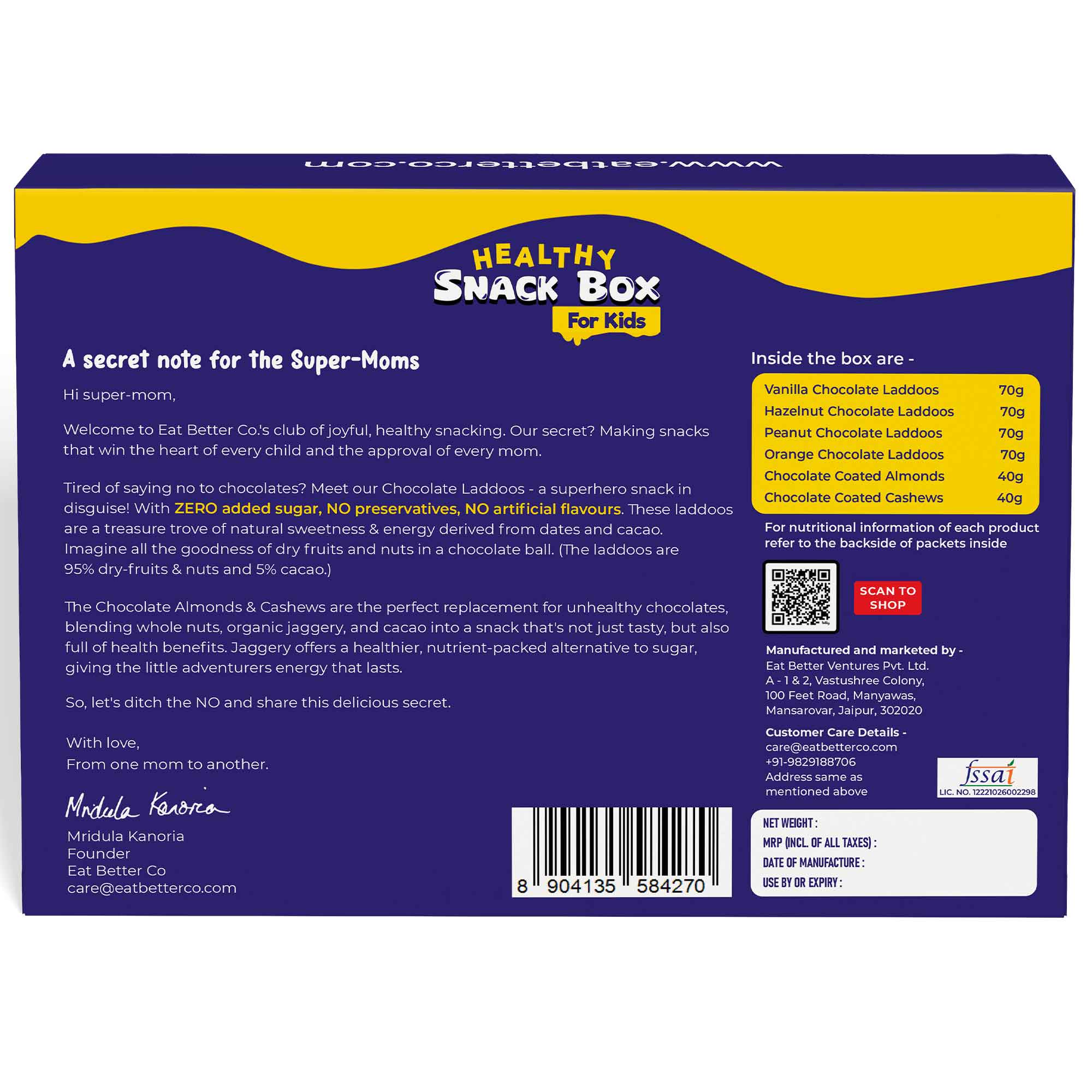 Healthy Snack Box for Kids - Six Snacks Combo - Image 7