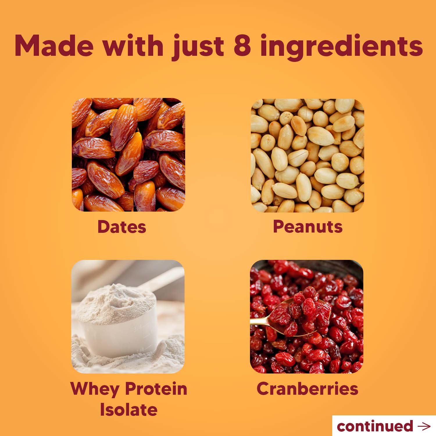 Peanut Cranberry - Protein Laddoos | 5 Packets - 220 g - Image 4