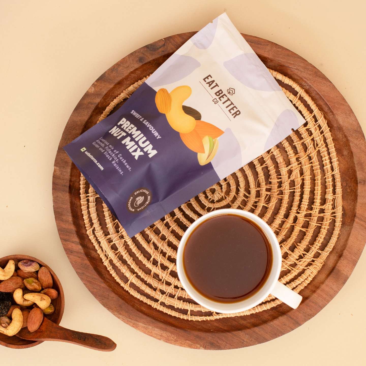 Premium Nut Mix - Jumbo Nuts & Raisins - Roasted & Spiced - Image 3